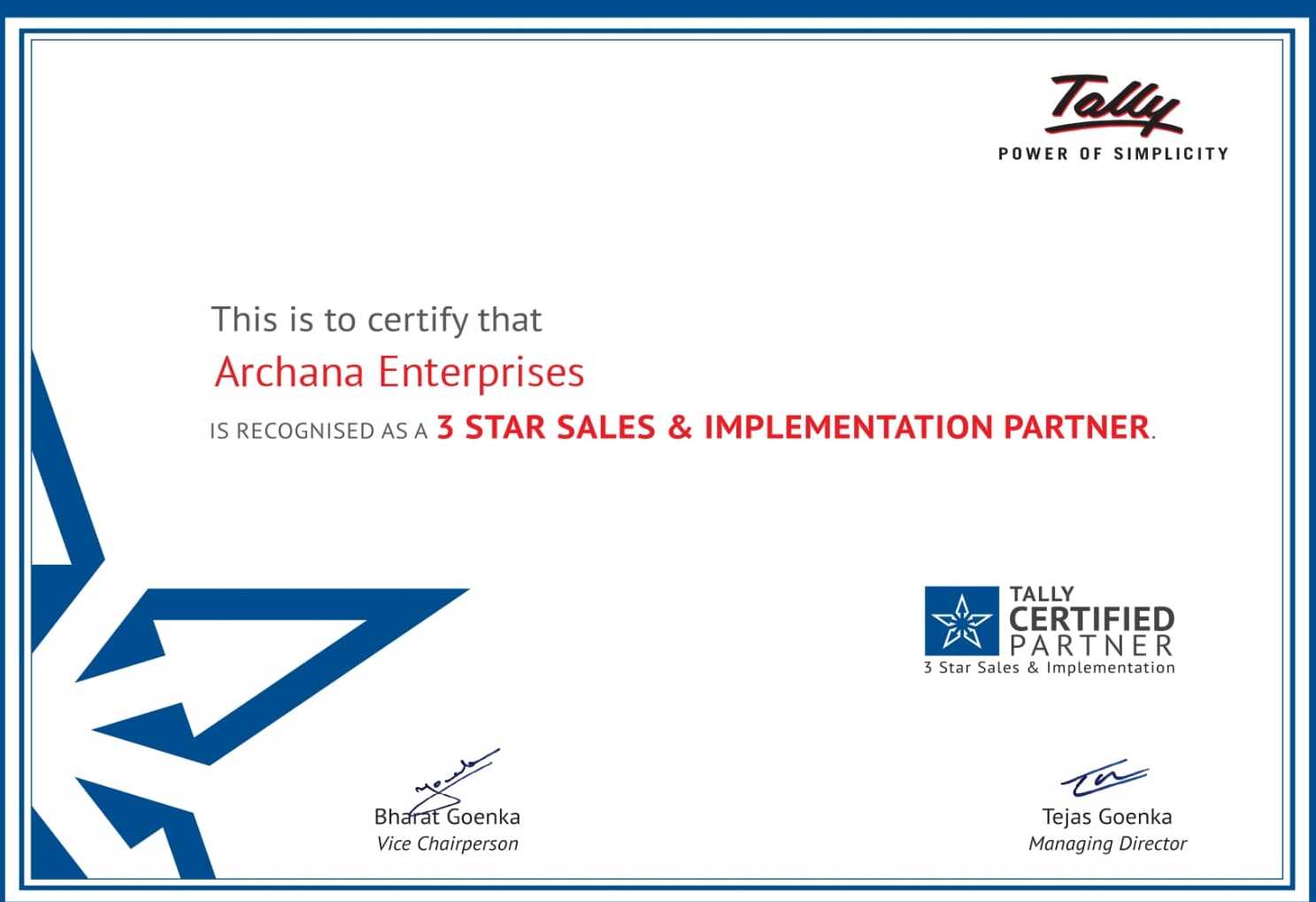 Certification Image